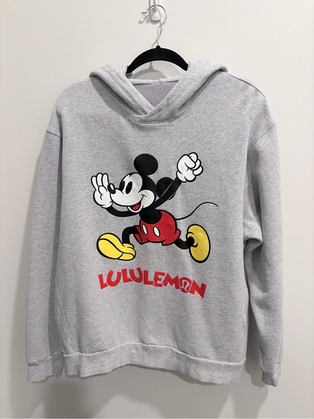 Disney x Lululemon Mickey Mouse Steady State Pullover Hoodie - Gray / Size L